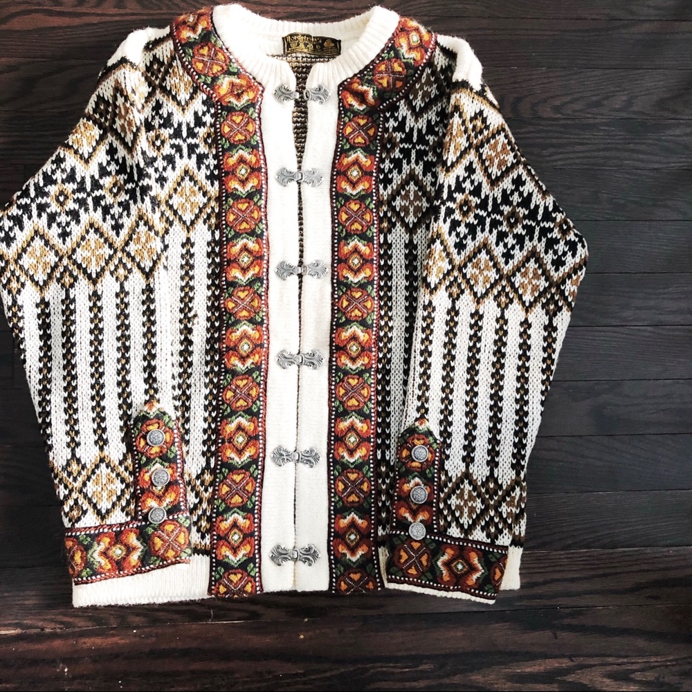 Nordstrikk Norway Virgin Wool Vintage Cardigan
